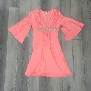 SD II size medium pink flare dress